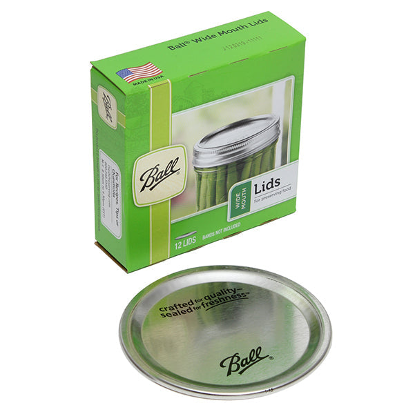 Ball Box of 12 Wide Mouth Lids