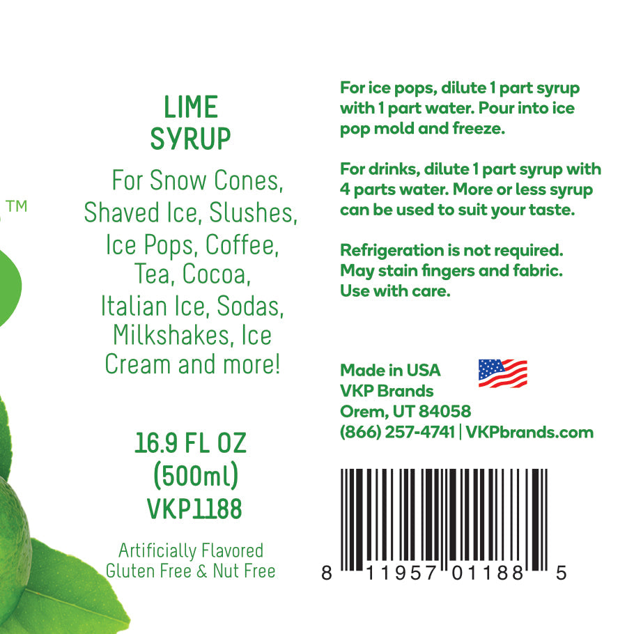 Time For Treats - Lime Syrup