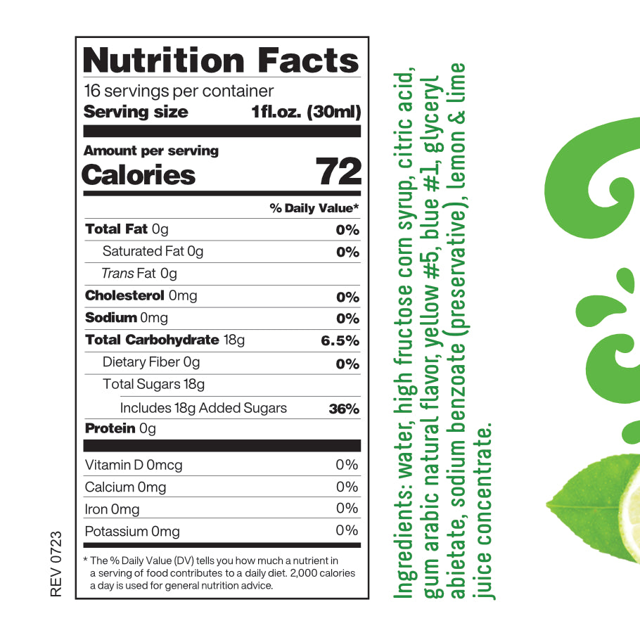 Time For Treats - Lime Syrup