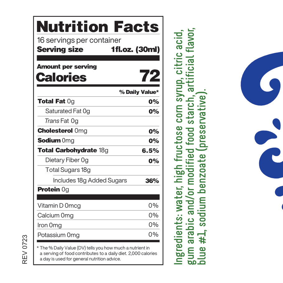 Time For Treats - Blue Raspberry Syrup