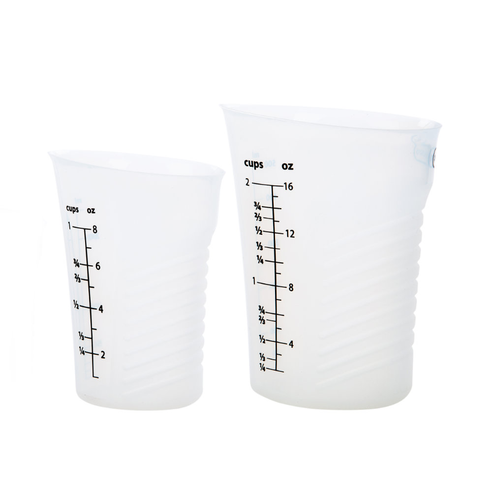 Silicone Measuring Cups, Set of 2