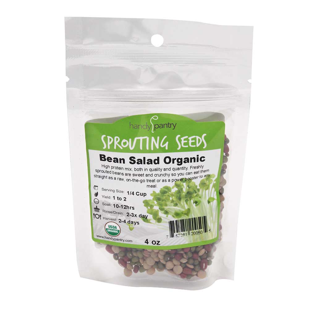 Bean Salad Sprouting Seeds Mix - 4oz