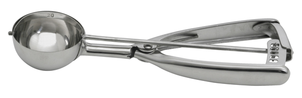Stainless Steel Portion Scoop - Size 20