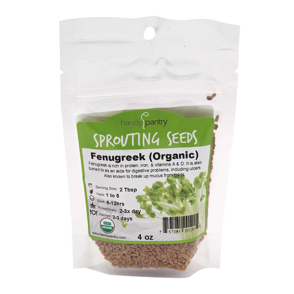 Fenugreek Sprouting Seeds - 4oz
