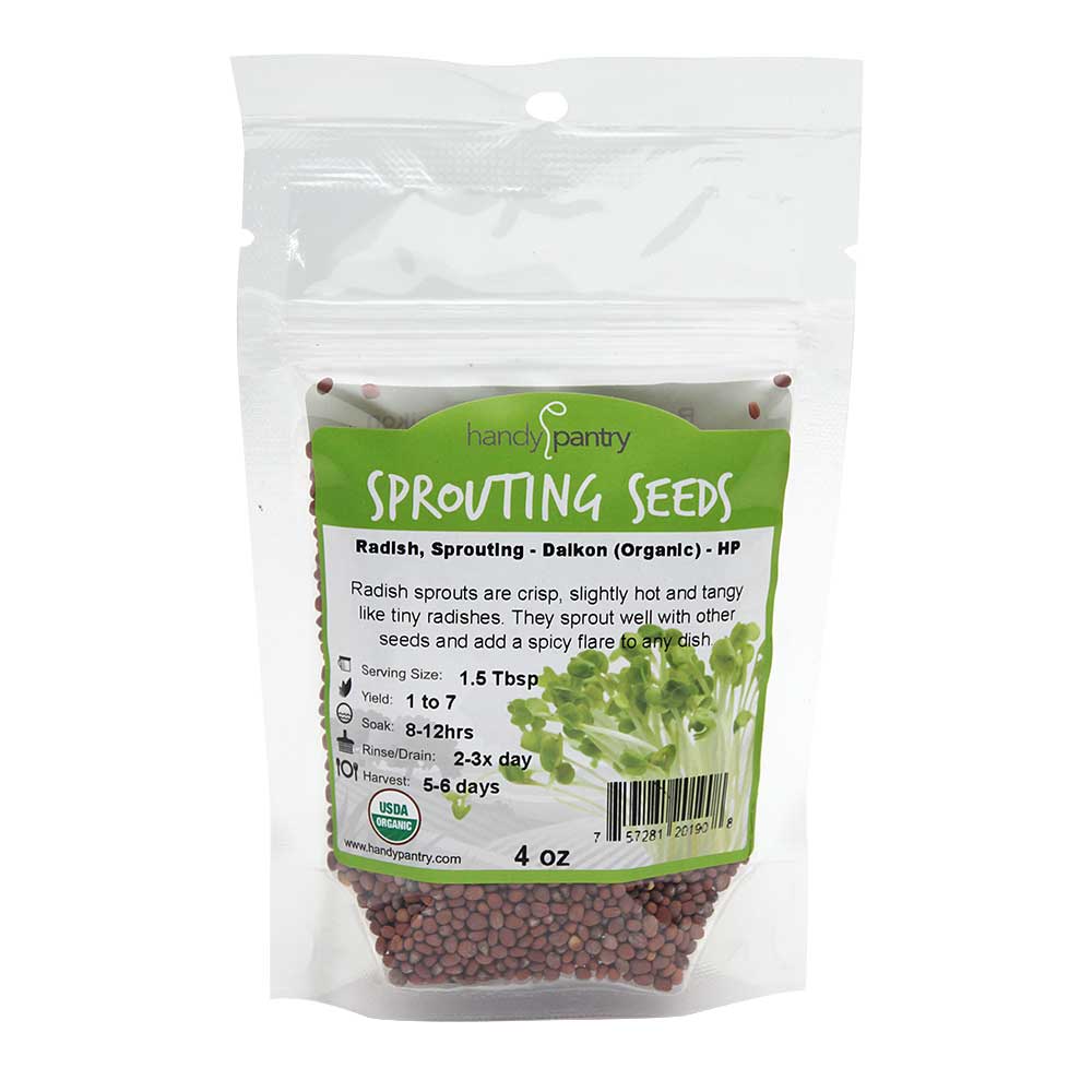 Radish Sprouting Seeds - 4oz