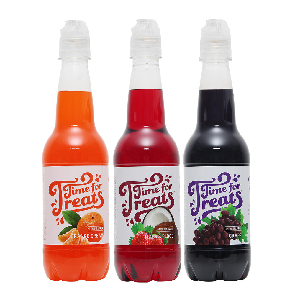 Syrup 3-Pack - Orange Cream, Tigers Blood & Grape