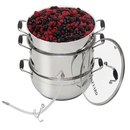 Vineyard Deluxe Stainless Steel Steam Juicer