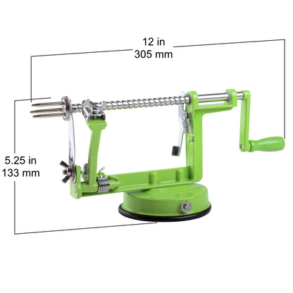 Johnny Apple Peeler - Aluminum Body with Suction Base