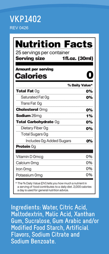 Time For Treats ZERO SUGAR ZERO DYES - Blue Raspberry