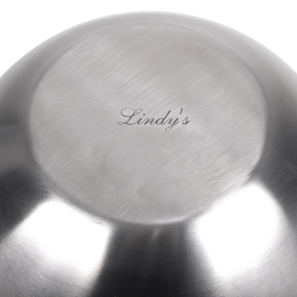 3 QT Stainless Steel German Bowl - Click Image to Close