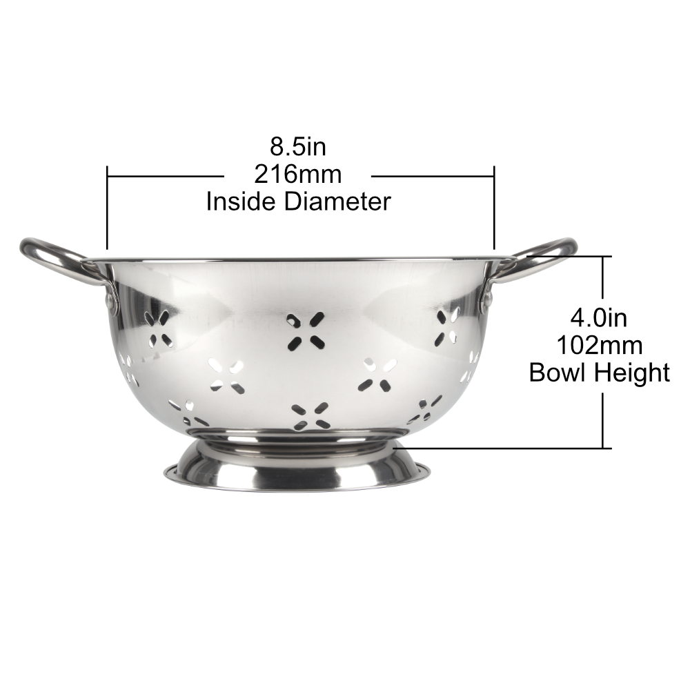 Stainless Steel 3 Qt Colander