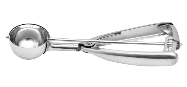 Stainless Steel Portion Scoop - Size 30