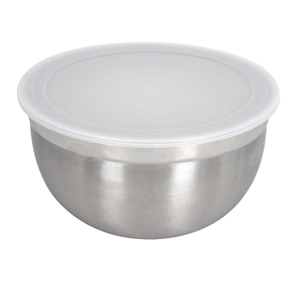 3 Pc Large Stainless Steel Bowl Set - 3, 5 & 8 Qt