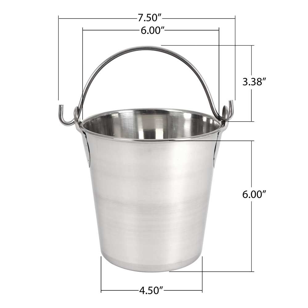 LINDY'S 2-qt Stainless Steel Pail