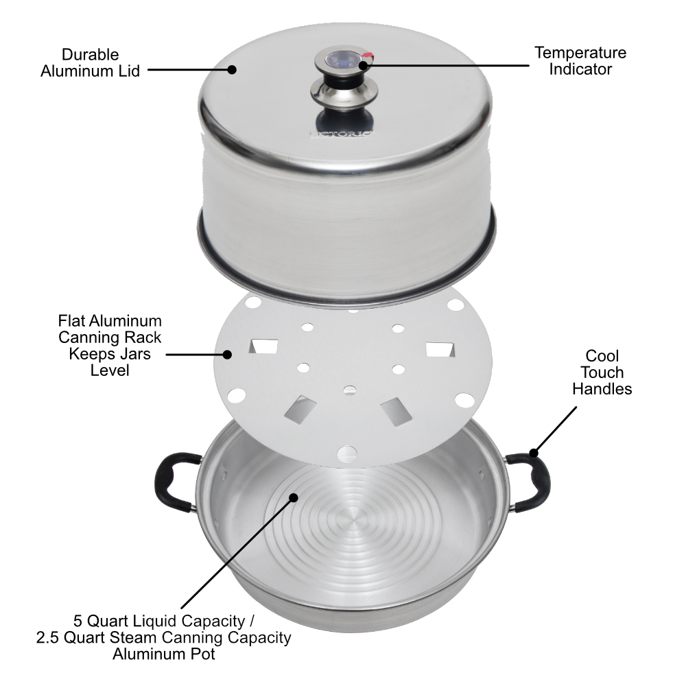 FRUITSAVER Aluminum Steam Canner