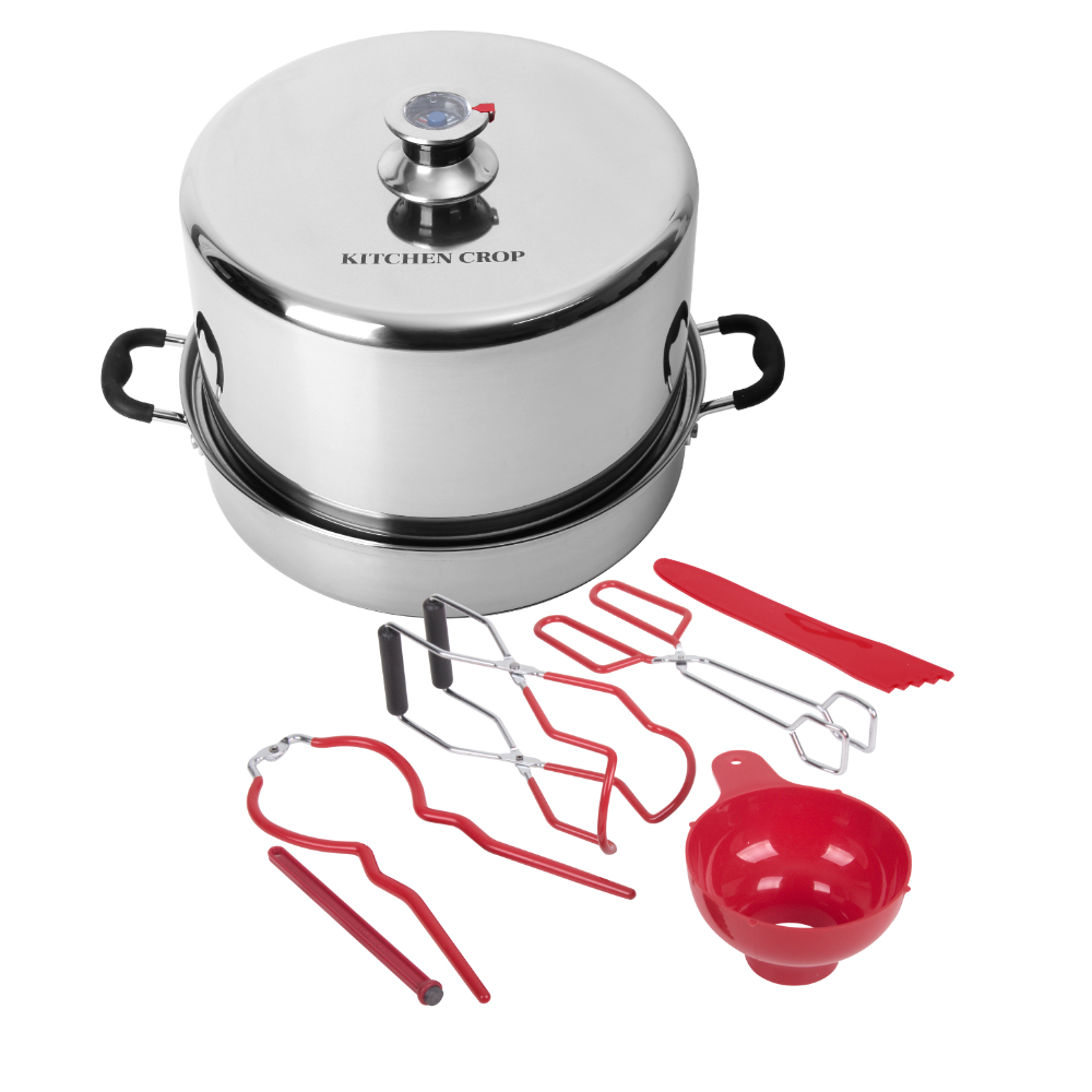 Stainless Steel Steam Canner Kit with Canning Tools